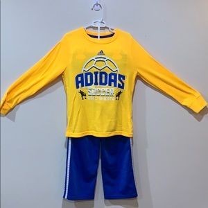 Kids Adidas Shirt and Pants Sportswear